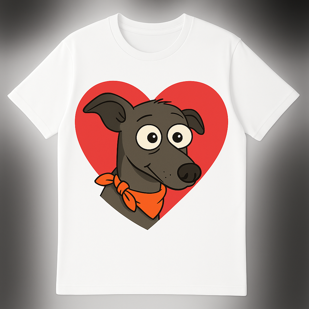 Polo Estampado Caricatura de tu Perro